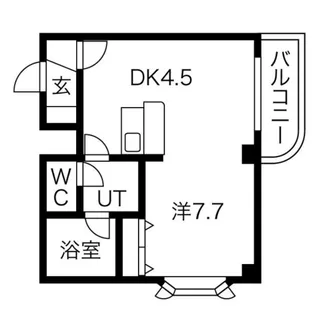 リストワール麻生【303号室】の間取り