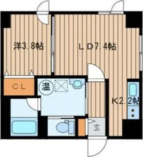 レガート東区役所前A棟【9階】の間取り