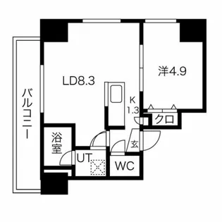 N25E9アーバンハウス【2階】の間取り