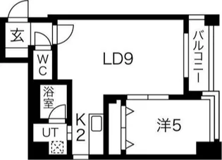 ラフィネ31【8階】の間取り