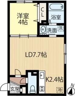 FUTABA SQUARE N21【3階】の間取り