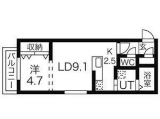 シャルルブラン【2階】の間取り