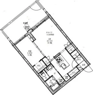 R-fino N17【108号室】の間取り