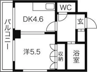 プレサント北35条【2階】の間取り