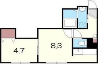 ラピスコート北24条【3階】の間取り
