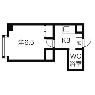 OMレジデンスN35【107号室】の間取り