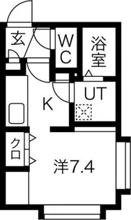 Mteel西麻生【1階】の間取り