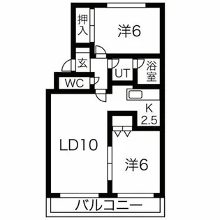 マリノス24【2階】の間取り