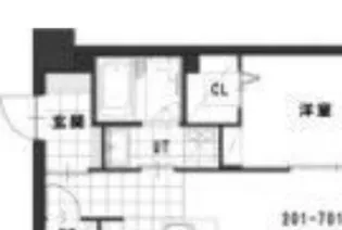 グランメールN20【6階】の間取り