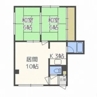 レジデンス信和【201号室】の間取り