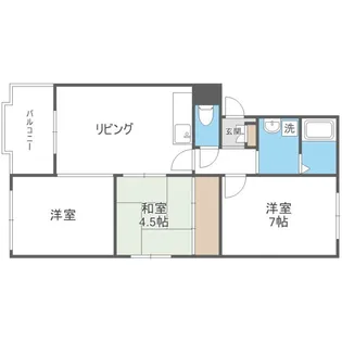 EBA元町I【305号室】の間取り