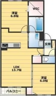 グランメール【305号室】の間取り