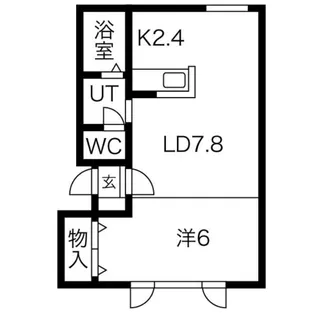 イーストステージU【3階】の間取り