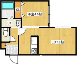 Laplace East(ラプラスイースト)【4階】の間取り