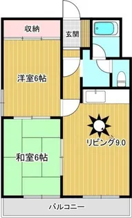 インフィニティ東苗穂【207号室】の間取り