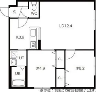 パラッツオN11【1階】の間取り