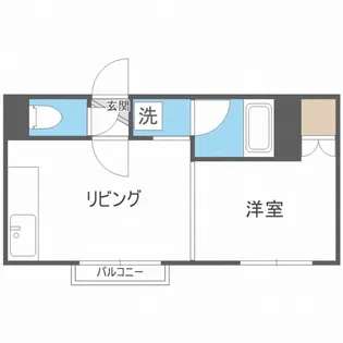 ローヤルハイツN222【4階】の間取り