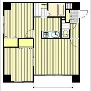 N6ウエスト11・M【9階】の間取り