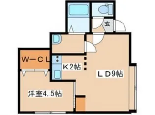 メープルシティ【3階】の間取り