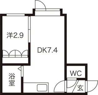 アーバンテラス北26条【102号室】の間取り