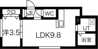アンティーク【401号室】の間取り