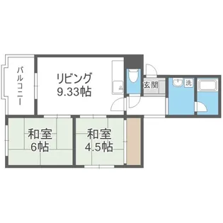 EBA元町I【107号室】の間取り