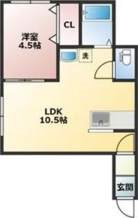 ルクリア4・7【205号室】の間取り
