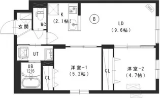 新築)ルチアーノN35【4階】の間取り