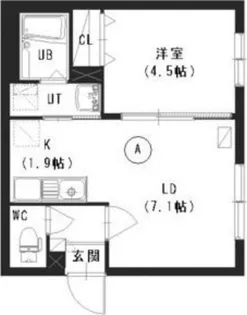 Rent北34条【4階】の間取り