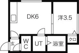 North10【201号室】の間取り