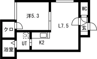 サクシードN33E5【2階】の間取り