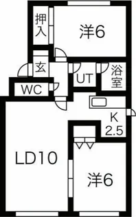 マリノス24【101号室】の間取り