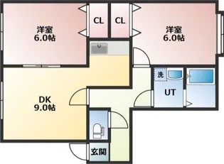 エスパニア札幌I【202号室】の間取り