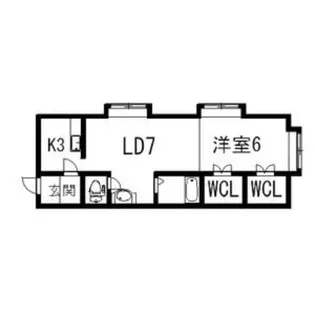 プラザN12【2階】の間取り