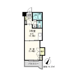 オリエントレジデンス【2階】の間取り