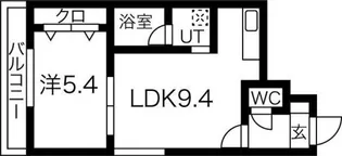 シャリテ元町【2階】の間取り