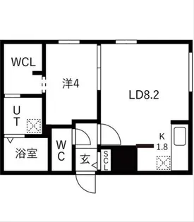 YORI N22【1階】の間取り