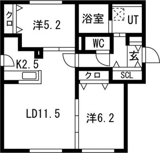 GLACIA N32【1階】の間取り