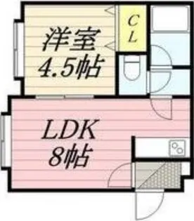 八番館【2階】の間取り