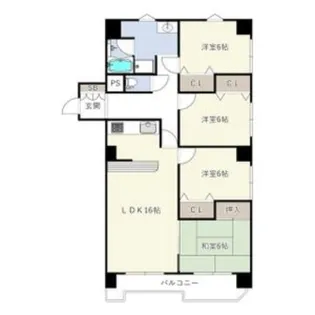 INOVE札幌環状通東【8階】の間取り