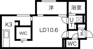 Laurel【3階】の間取り