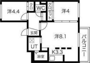 スプレンドールノルド20【4階】の間取り