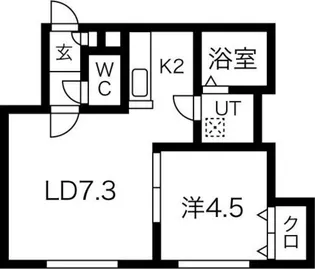 グラチェ【2階】の間取り