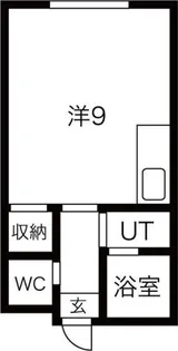 ノースイレブン【307号室】の間取り