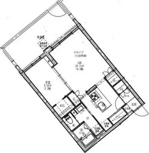 R-fino N17【108号室】の間取り