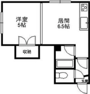 コーポシルキー【2-10号室】の間取り