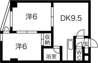 カーサフェリーチェN32【2階】の間取り