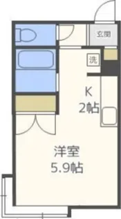 明日香ハイツ【101号室】の間取り