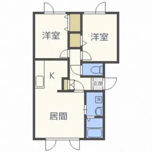 ディアベルジュ60【201号室】の間取り