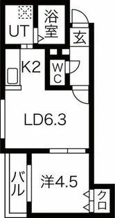 HOPE N8/E8【3階】の間取り